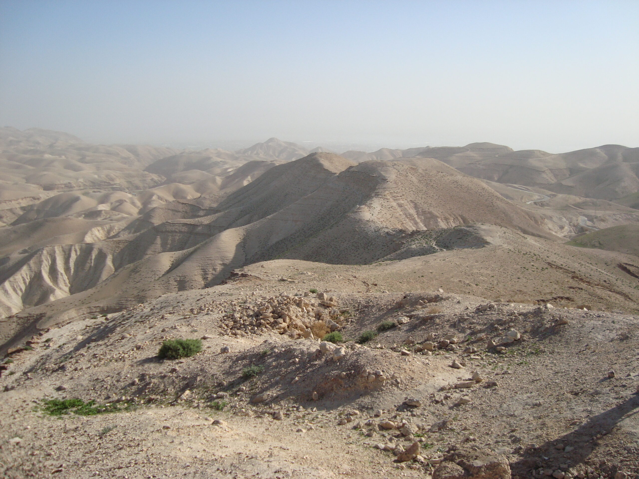 A landscape picture of the wilderness in Israel